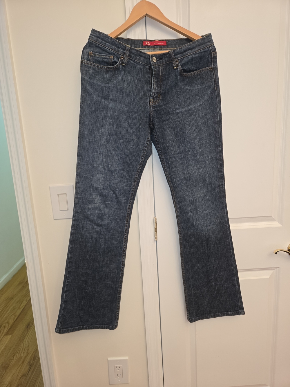 Express Women's Boot Cut Jeans - Indigo Blue